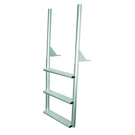 Jif Marine JIF MARINE EFLSNW7 7-Wide Step Dock Ladder Anodized Aluminum EFLSNW7